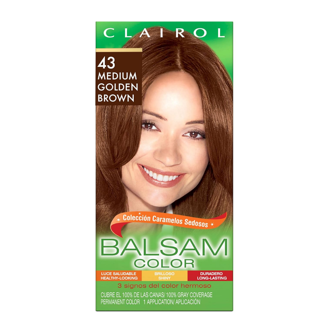 Clairol Balsam #43 Medium Golden Brown