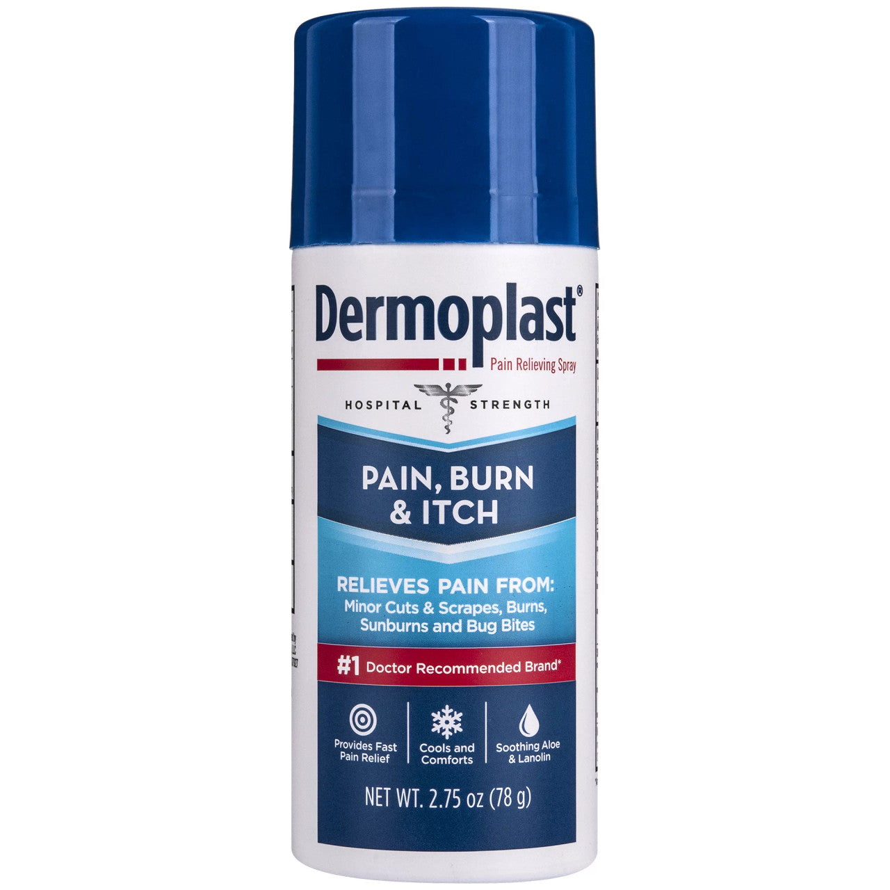 Dermoplast® Pain, Burn & Itch Relief Spray – Hospital Strength (3 oz)