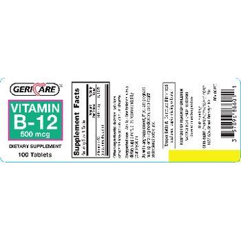 Vitamin B-12 Tb 500 Mcg 100