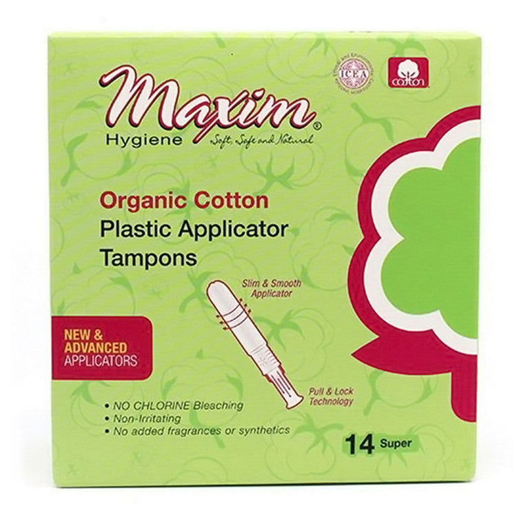 Maxim Organic Tampons Pa Supr 14