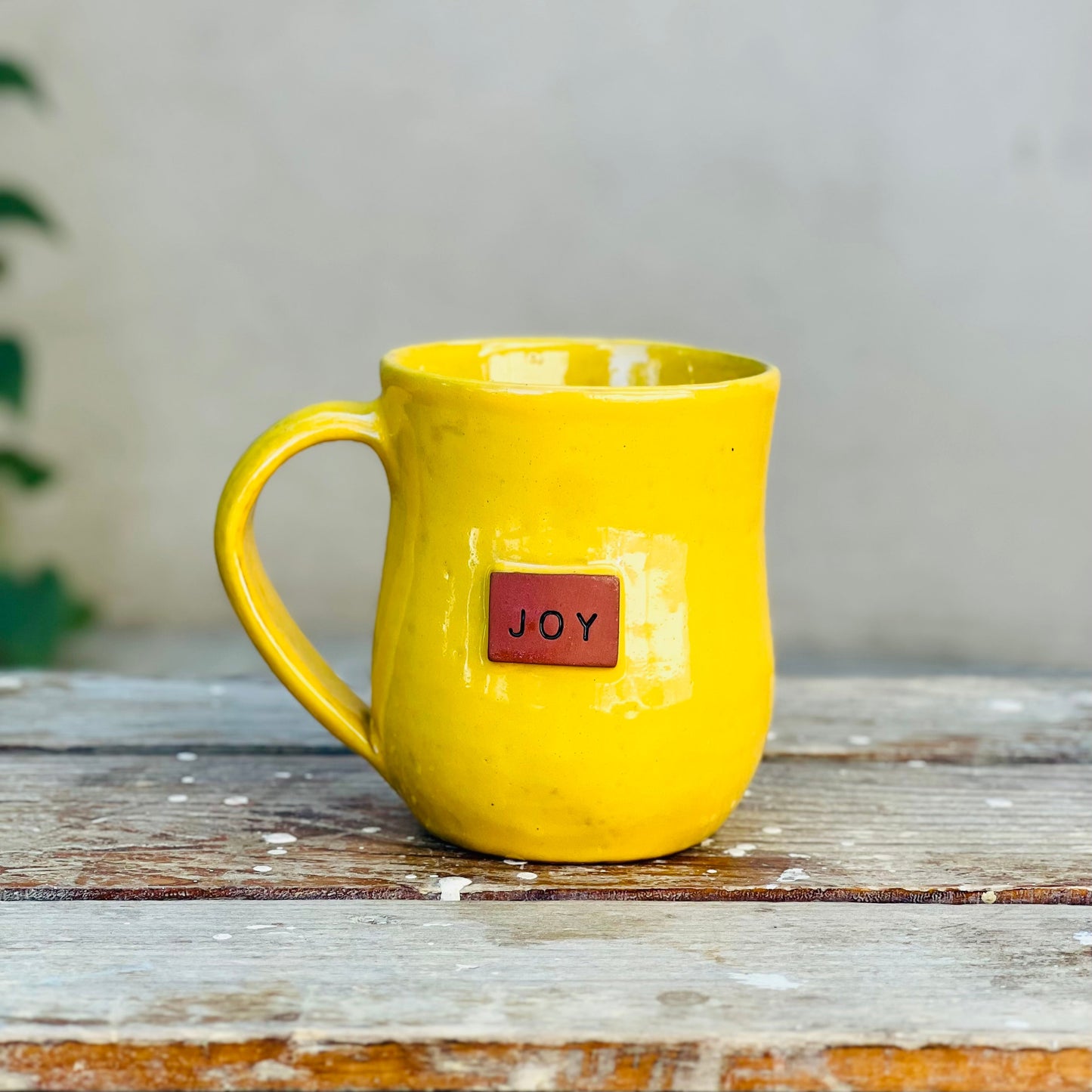 Joy Mug- Yellow