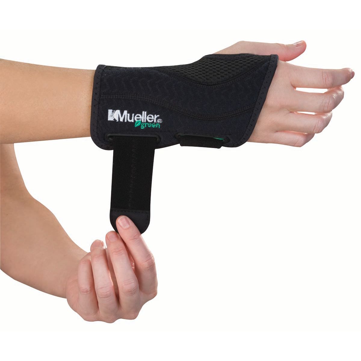 Mueller Wrist Brace Green Right Small/Medium