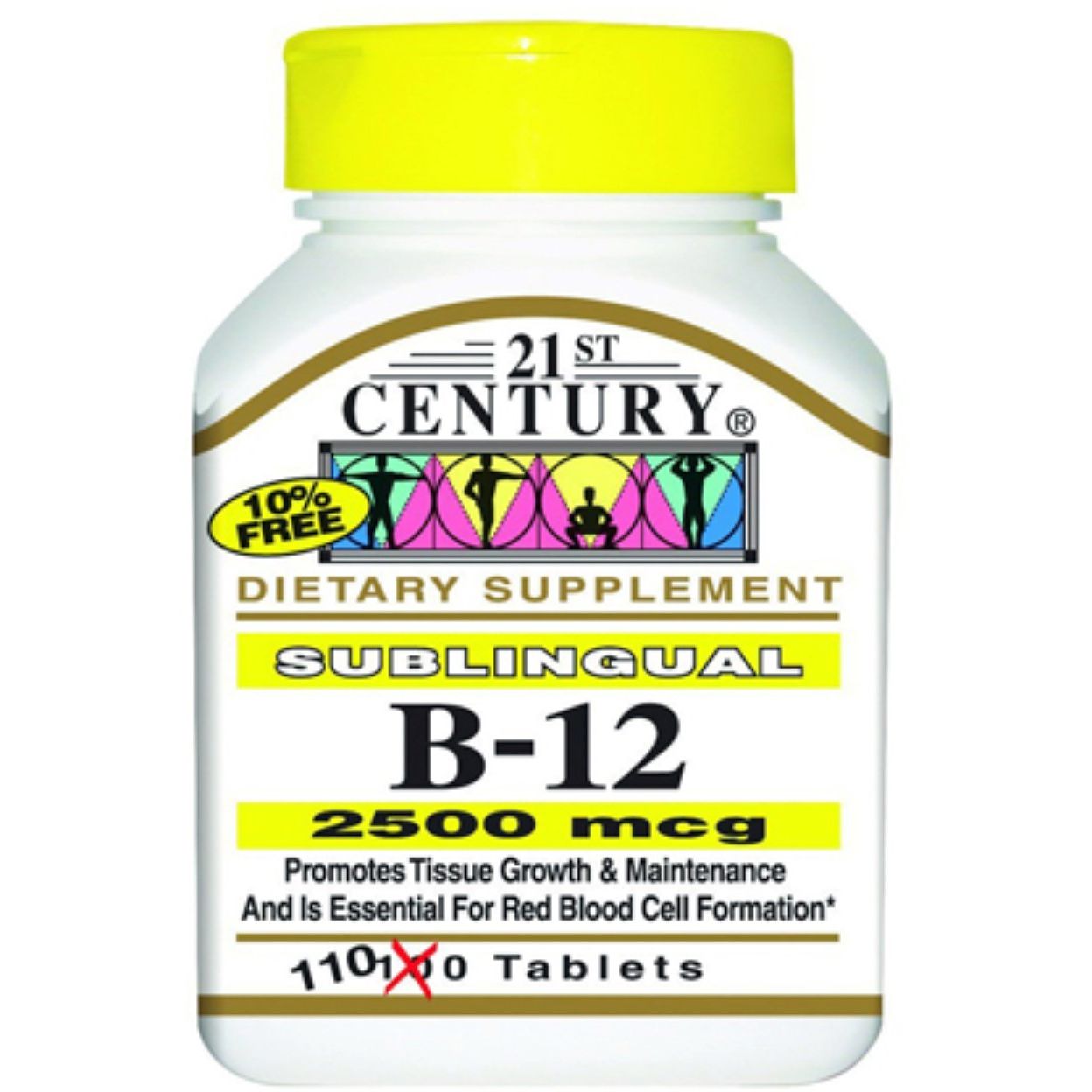 21st Century Vitamin B-12 2500 Mcg 110Ct
