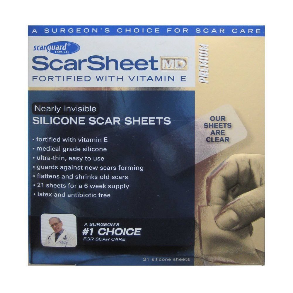 Scarguard Md Silicone Scarsheet 21Ct