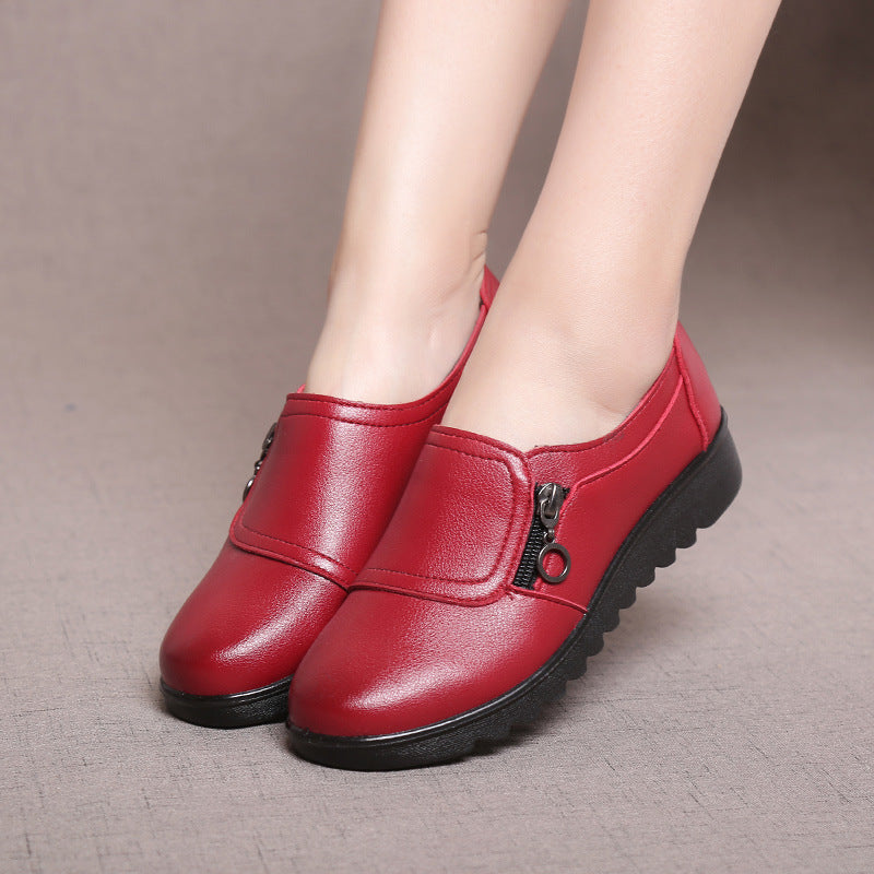 The spring and autumn new shoes in old mama shoes Wenzhou shoes shoes old flat shoes trade aliexpress