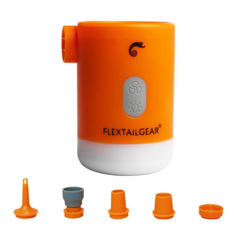 FLEXTAILGEAR Max Pump 2 Pro 4-in-1 Portable Mini Air Pump Electric Inflator USB Charging Sleeping Pad Camping Mattress Packraft