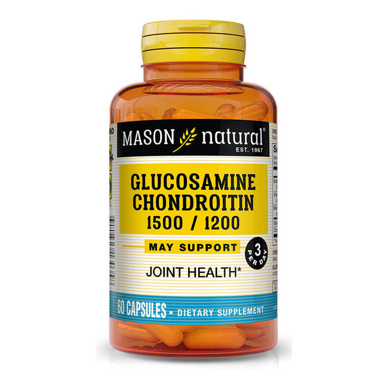 Mason Natural 1500/1200 Joint Health Glucosamine Chondroitin 60 Capsules