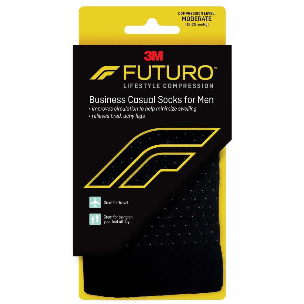 Futuro Men's Socks 15-20 2 Ea Lrg