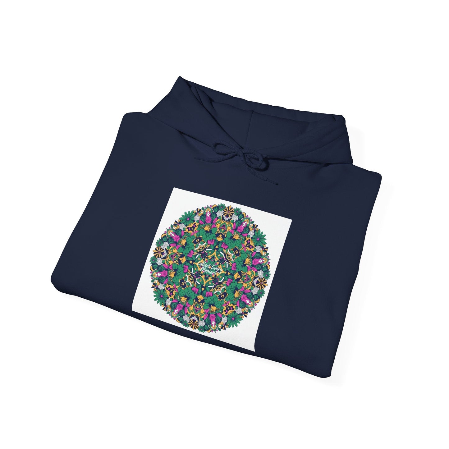 Psychedelic Botanical Mandala Hoodie | Festival Art Sweatshirt