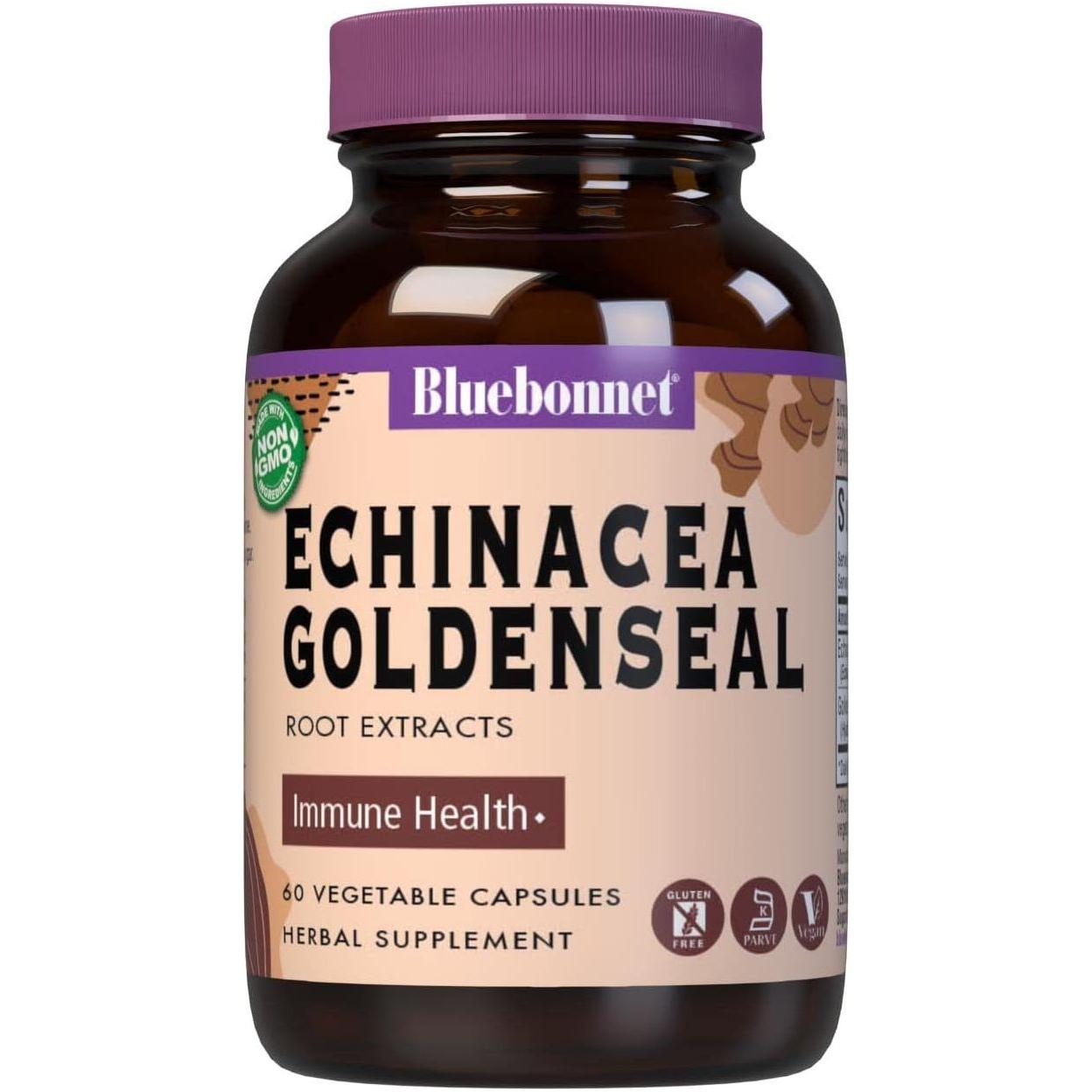 Bluebonnet?s Standardized Echinacea Root Extrac 200 mg, 60 Vegetable Capsules