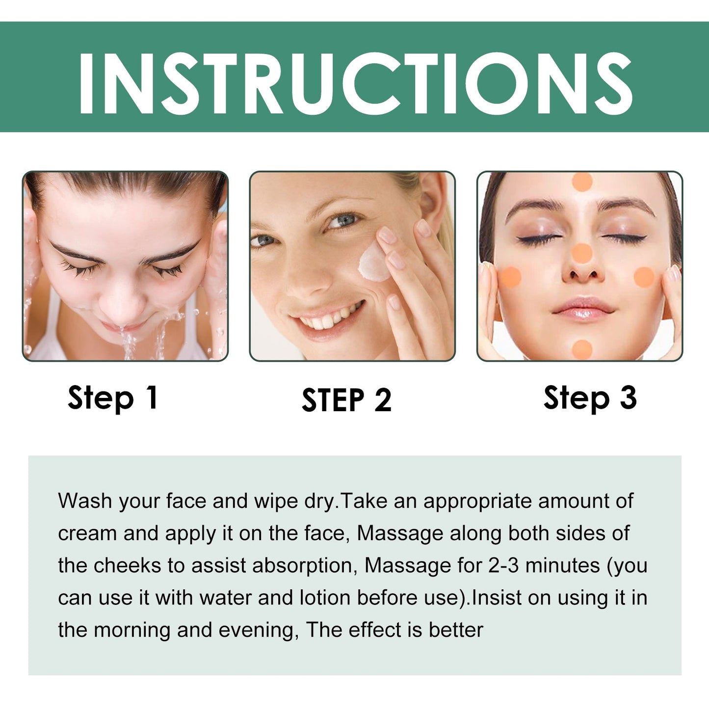 Anti-Aging Cream, Anti-Wrinkle Firming Skin And Smoothing Fine Lines Moisturizing Skin Cream
