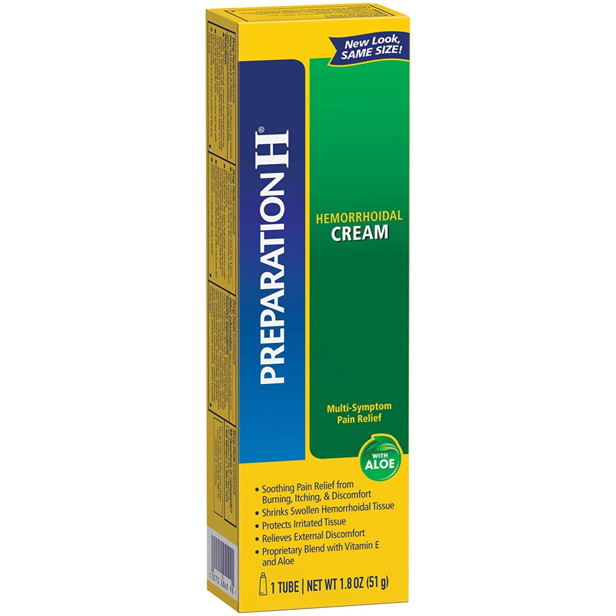 Preparation H Hemorrhoidal Cream With Aloe Max Strength 1.8 Oz