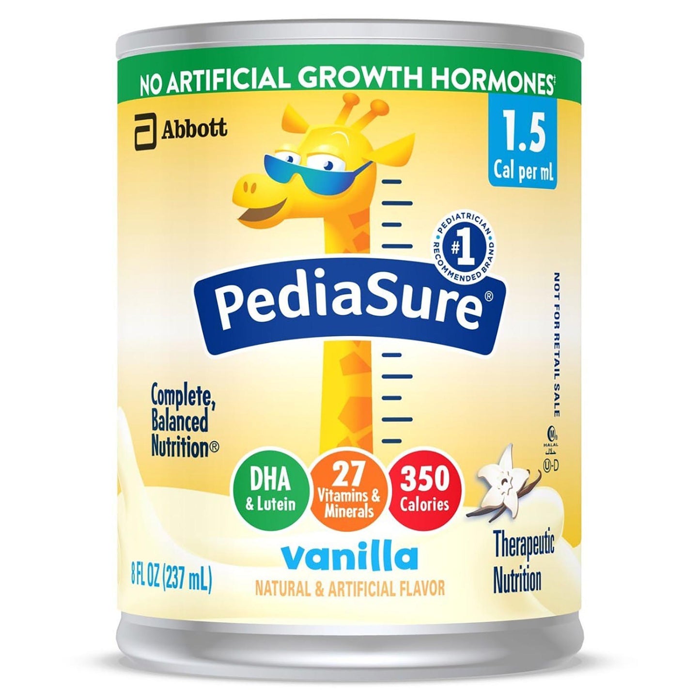 PediaSure® 1.5 Cal Vanilla – 8 Fl oz Cans (Case of 24)