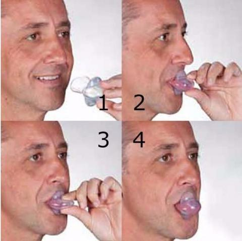 Transparent Silicone Tongue Sleeve Anti-Snoring Device New Anti-Snoring Device Tongue Puller Tongue Muscle Rehabilitation Device