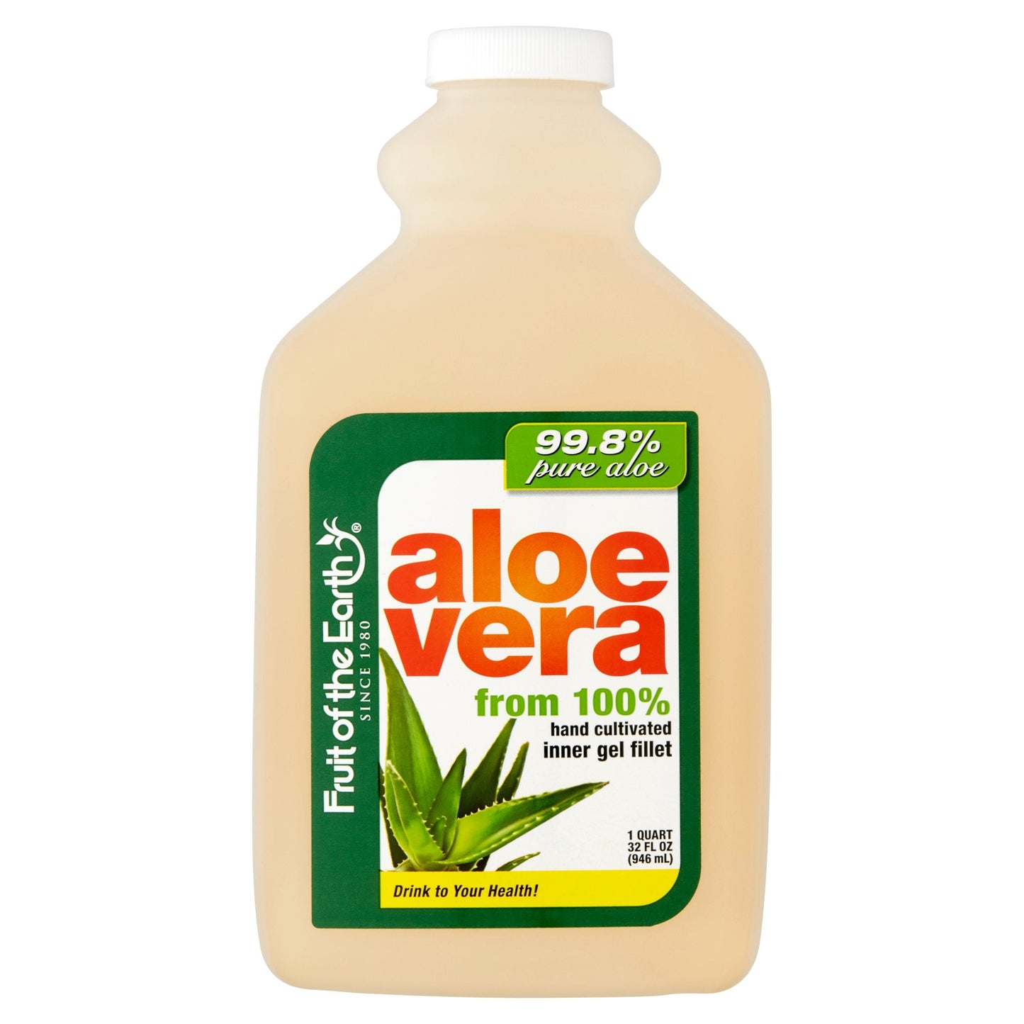 Fruit of the Earth Aloe Vera Juice Liquid 32 Oz