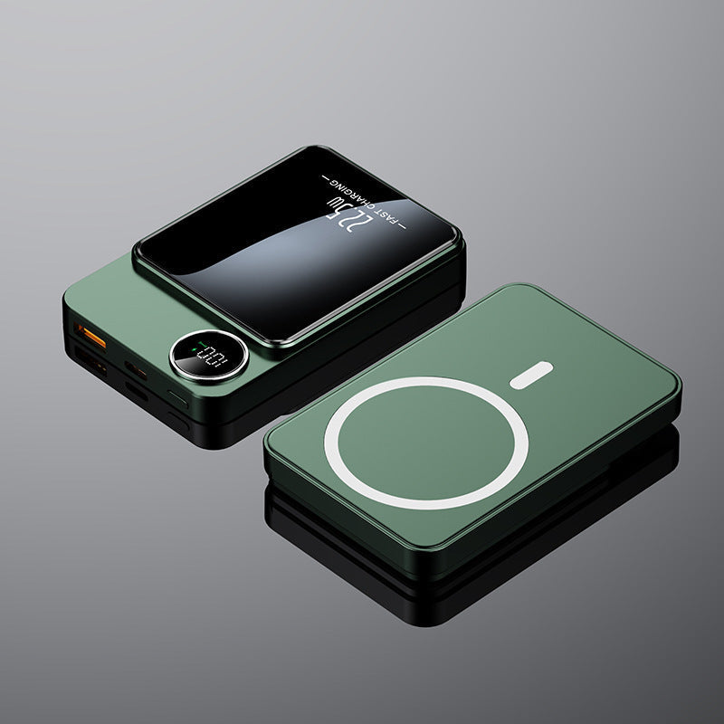 Ultra-thin Magnetic Wireless Power Bank Fast Charging Mobile Power Supply