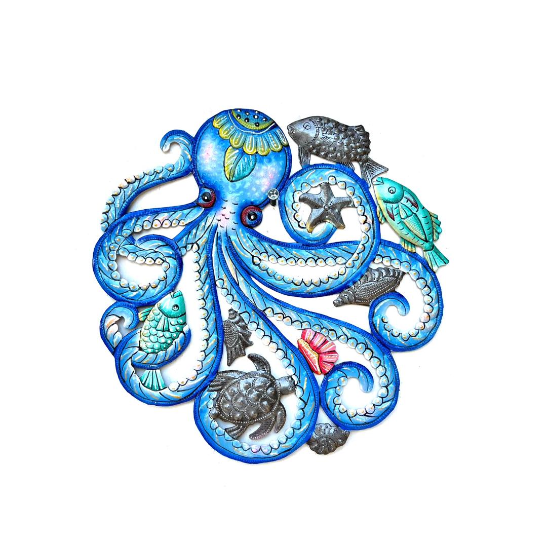 Medium Blue Octopus