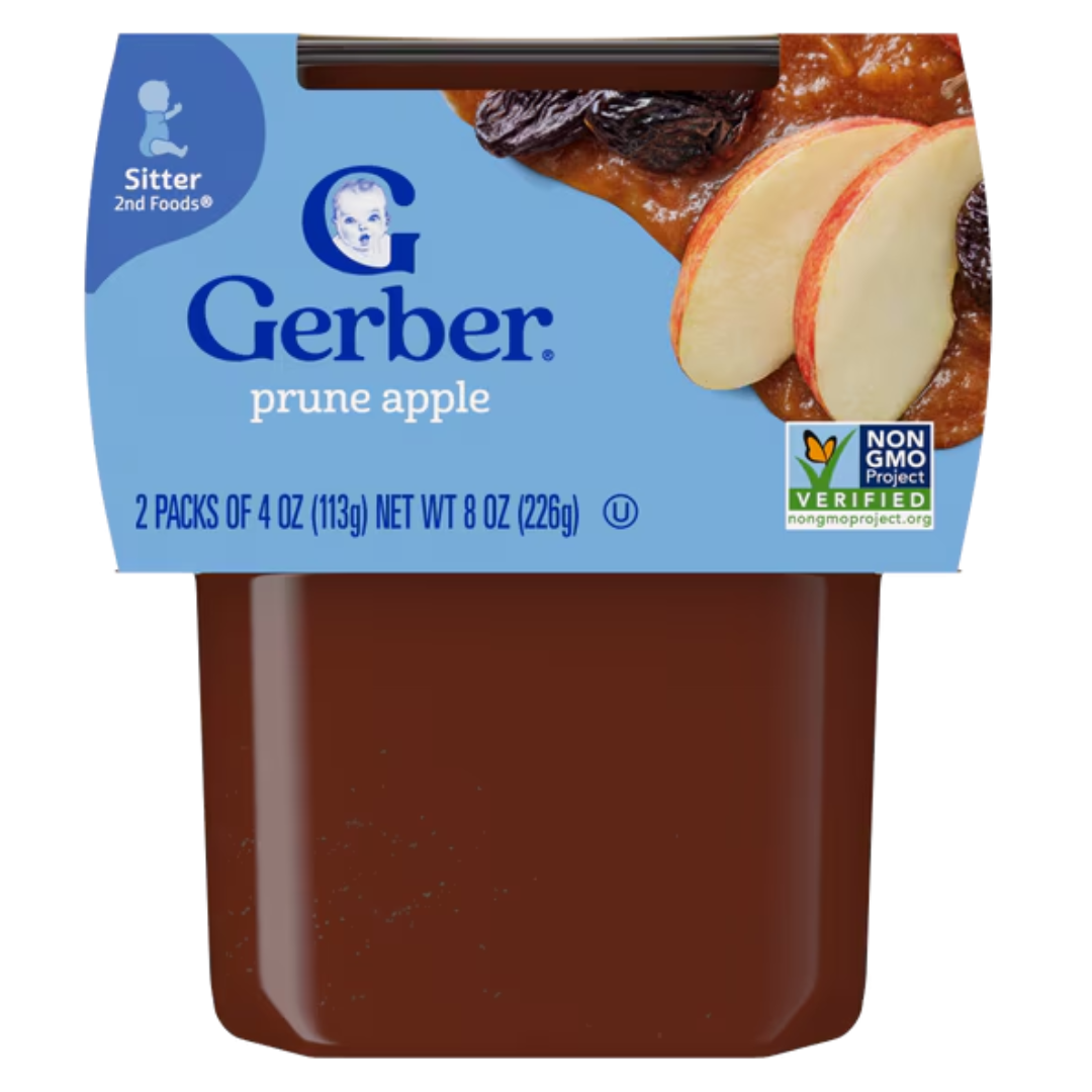 Gerber Prune & Apple Baby Food 2‑Pack (2×8 oz)