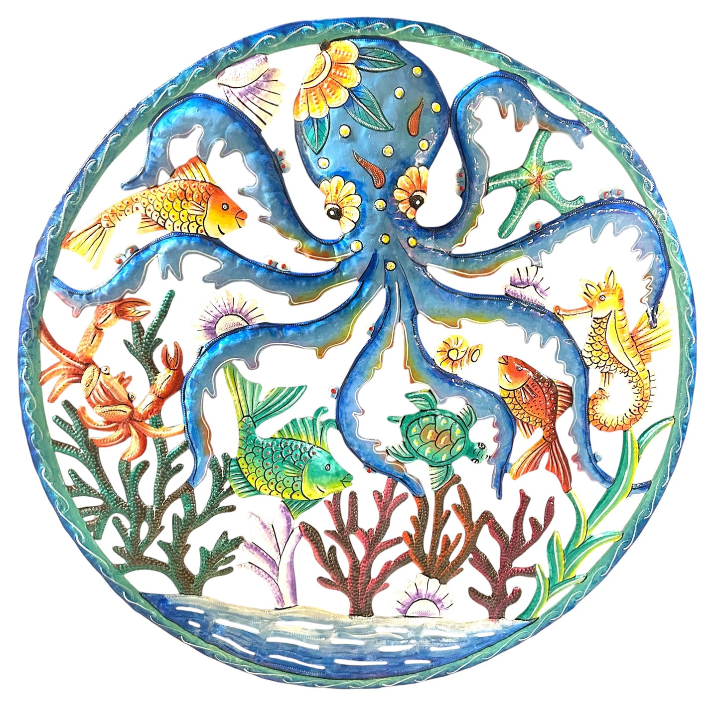 Jumbo Octopus in the Seaweed