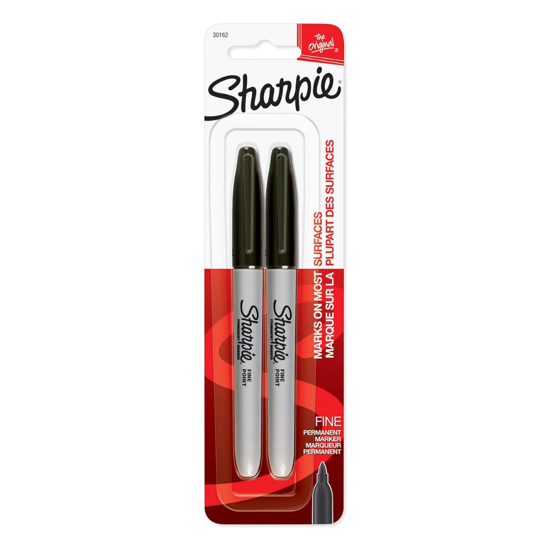 Sharpie Fine Point Permanent Markers 2 ct