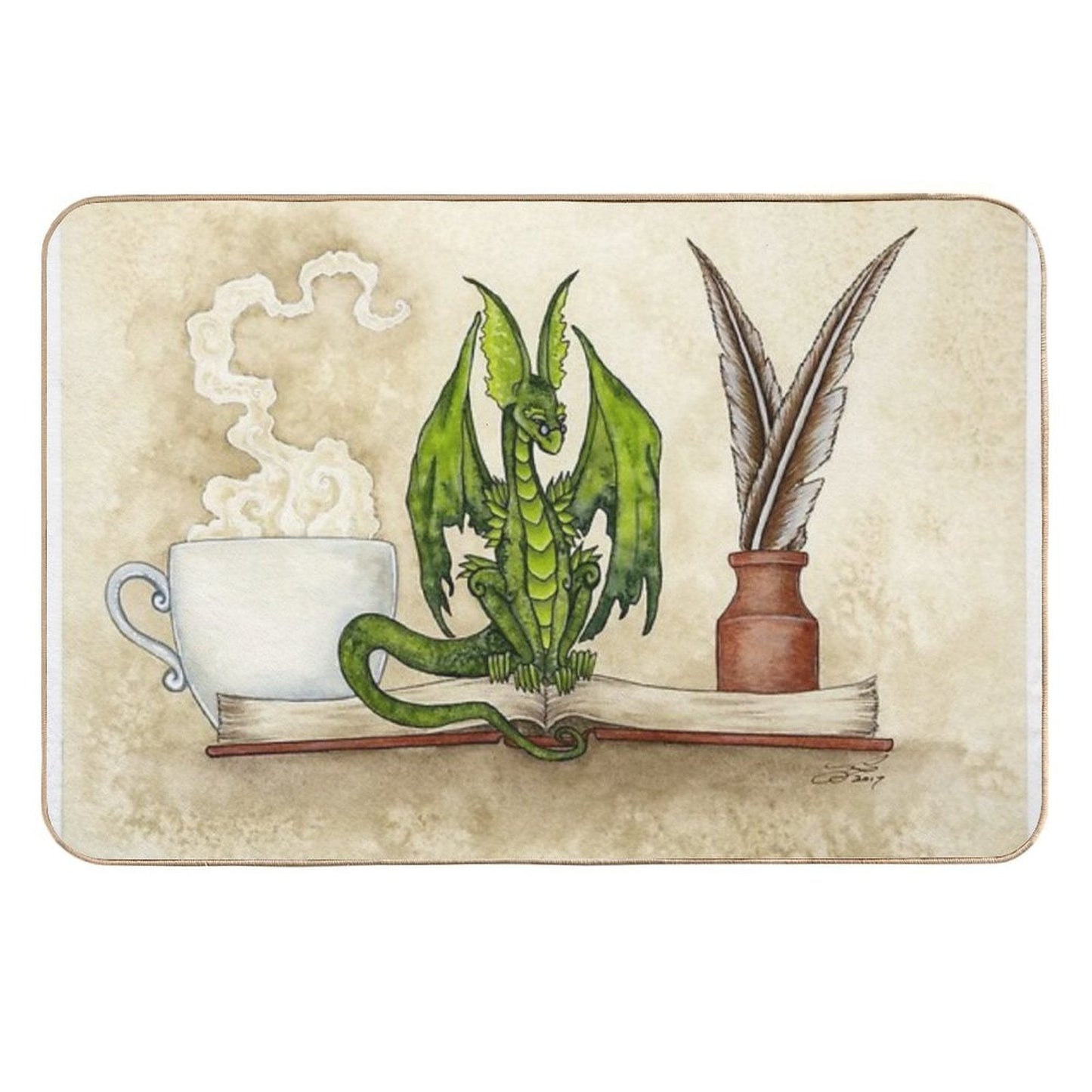 The Scholar Pet-Safe Bath Mat
