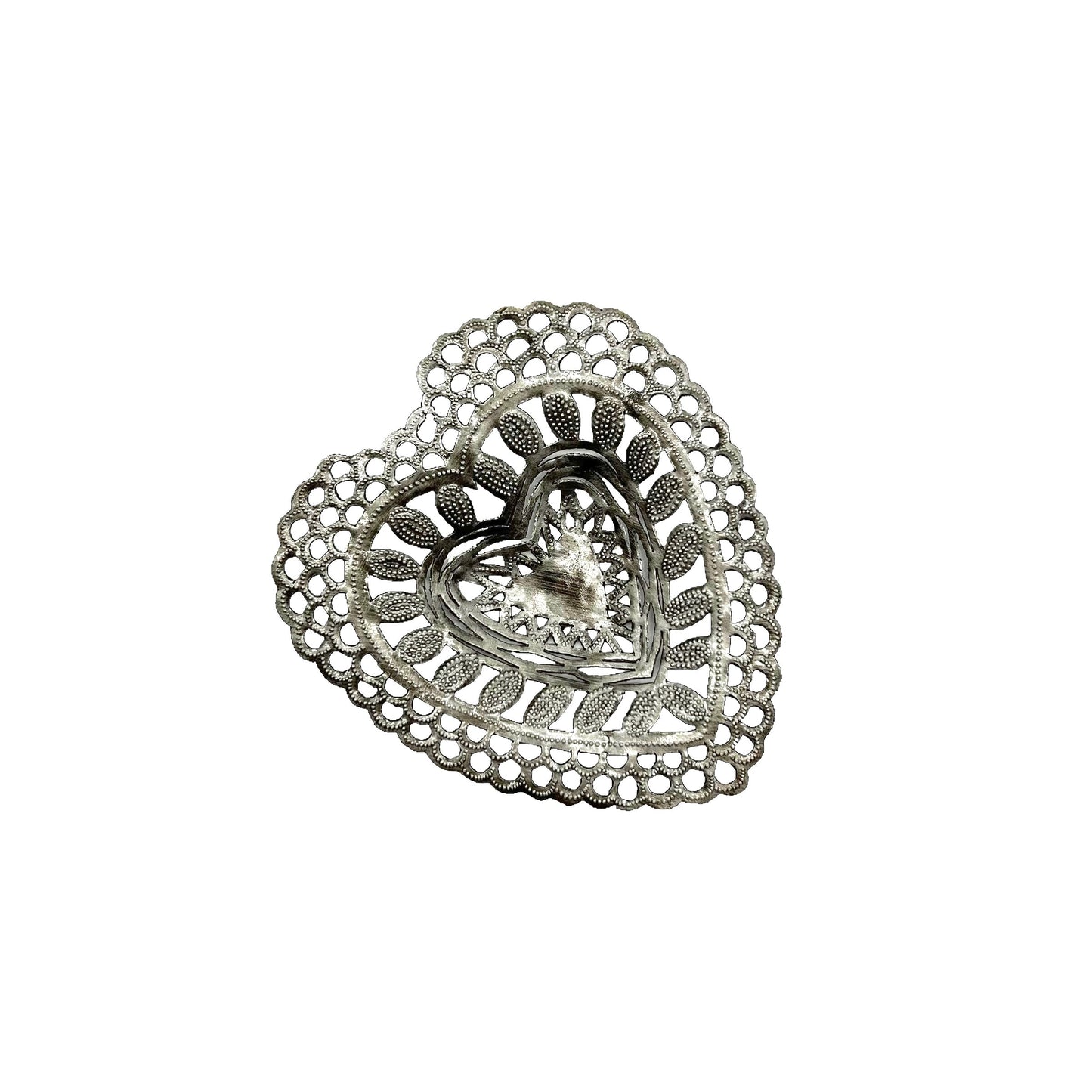 Steel Drum Heart Dish