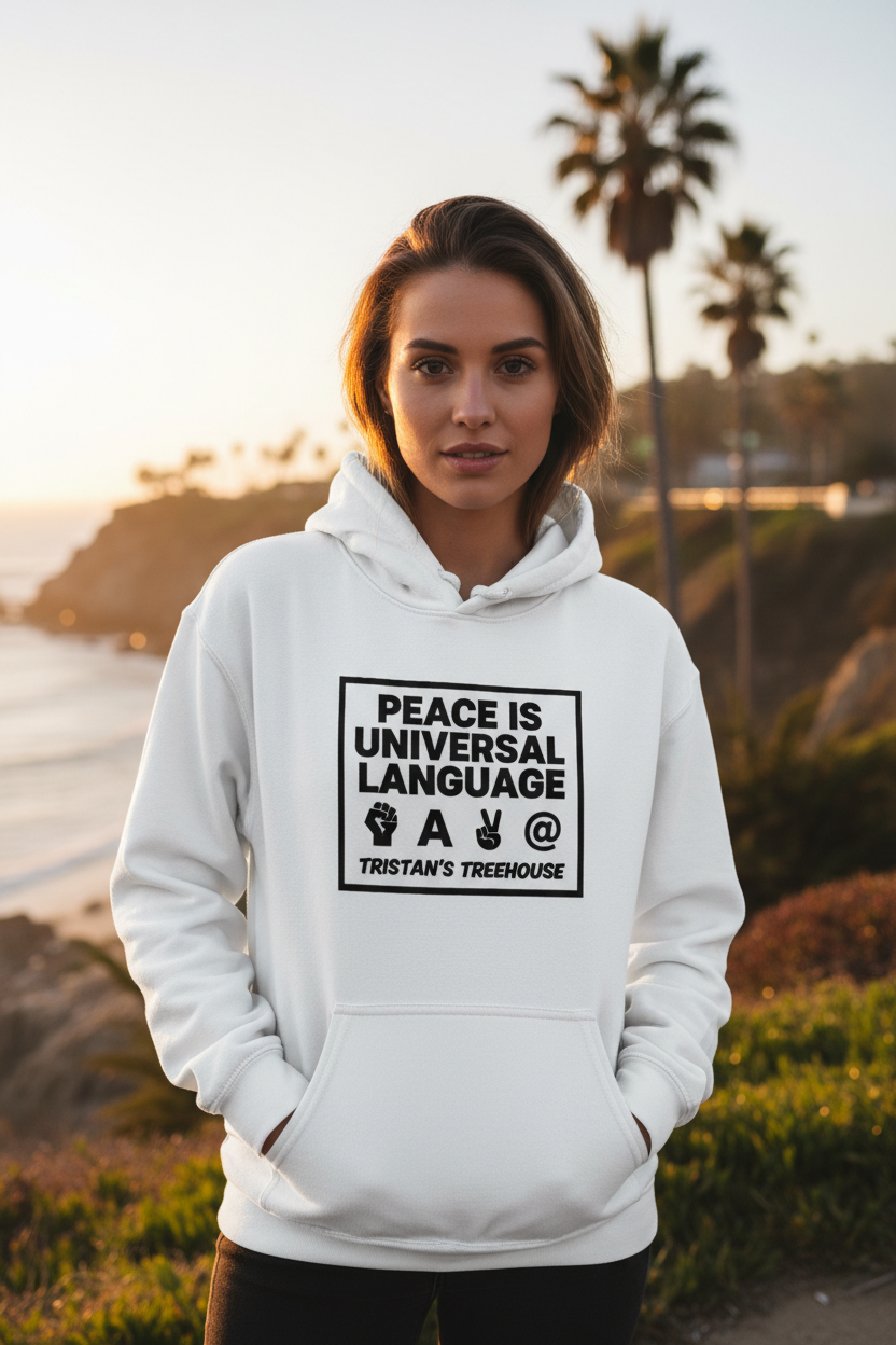 Peace is a Universal Language – Hoodie