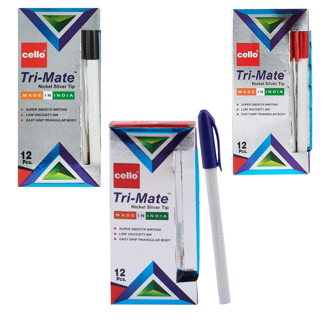 Tri‑Mate bolígrafos 12 pk