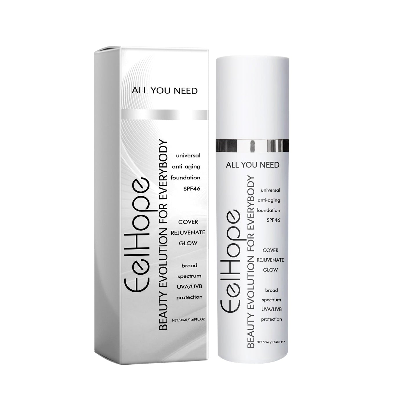 Concealer Moisturizing Liquid Foundation, Naturally Brightening, Light, Moisturizing, Refreshing And Long-Lasting Moisturizing Foundation