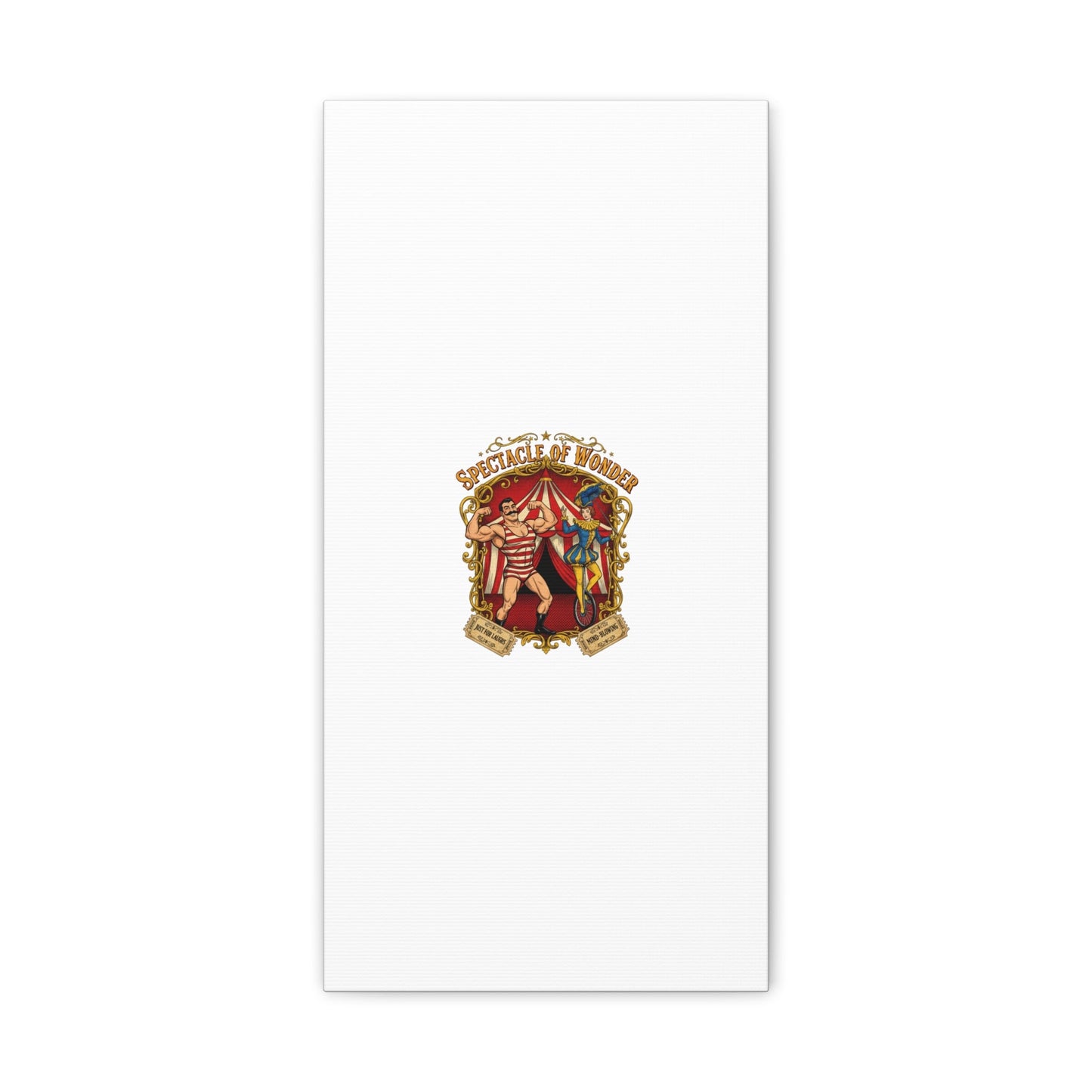 Spectacle of Wonder Circus Art Print, Canvas | Vintage Carnival Design