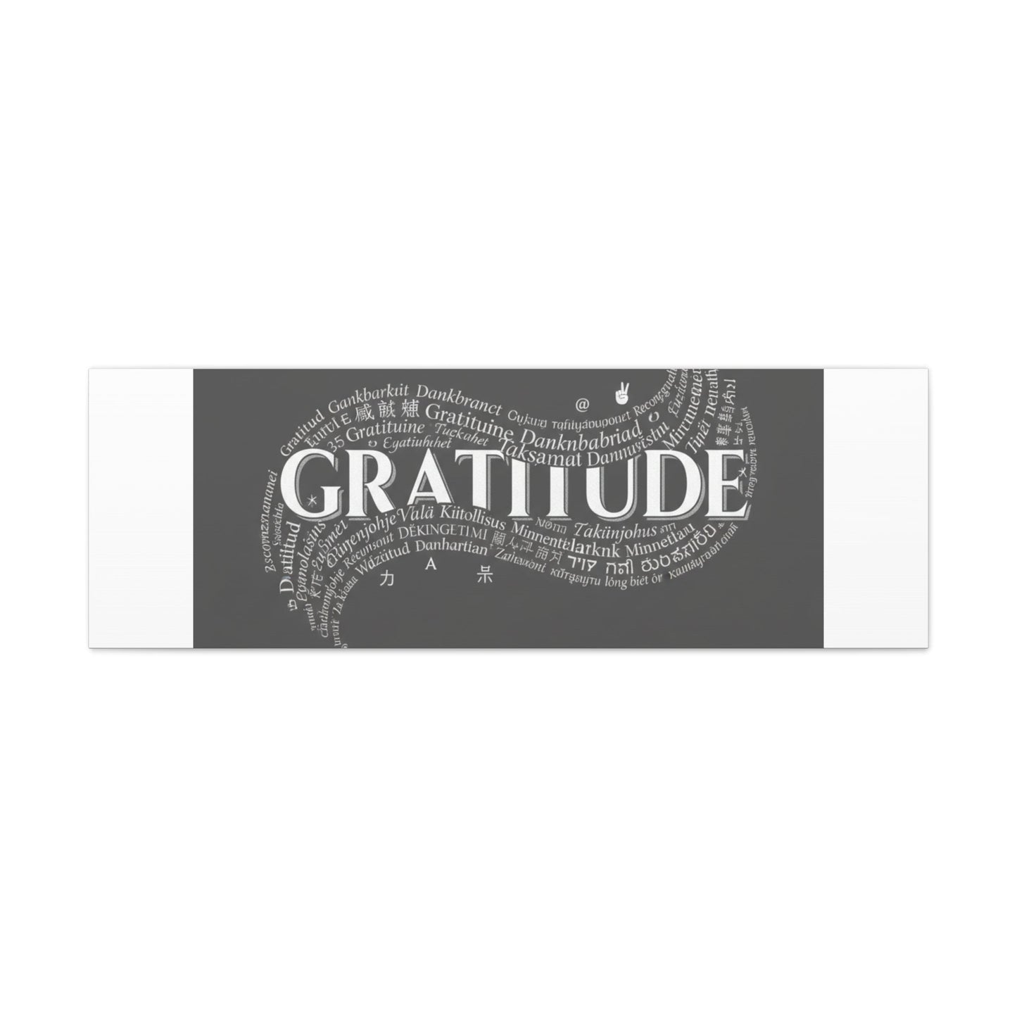 Gratitude Wall Art Matte Canvas | Tiny Treats, sweet uplifting print