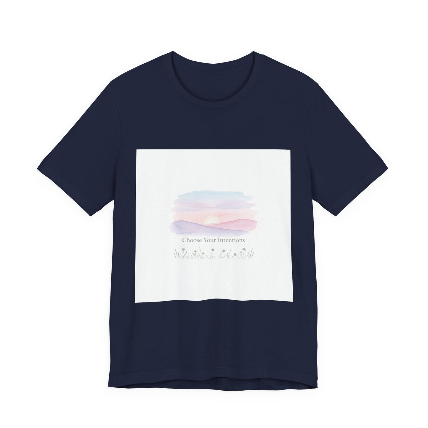 gentle intentions tee | mindful wellness pastel gradient