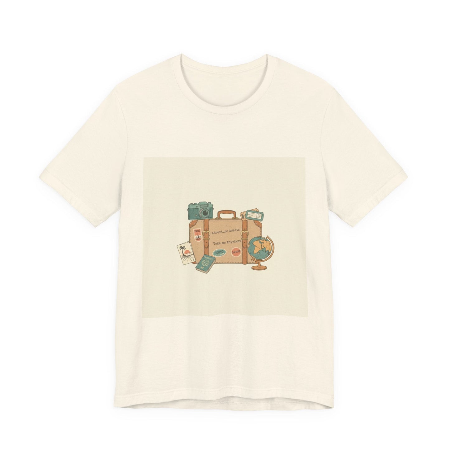 Vintage Travel Postcard tee | passport stamp, wanderlust design