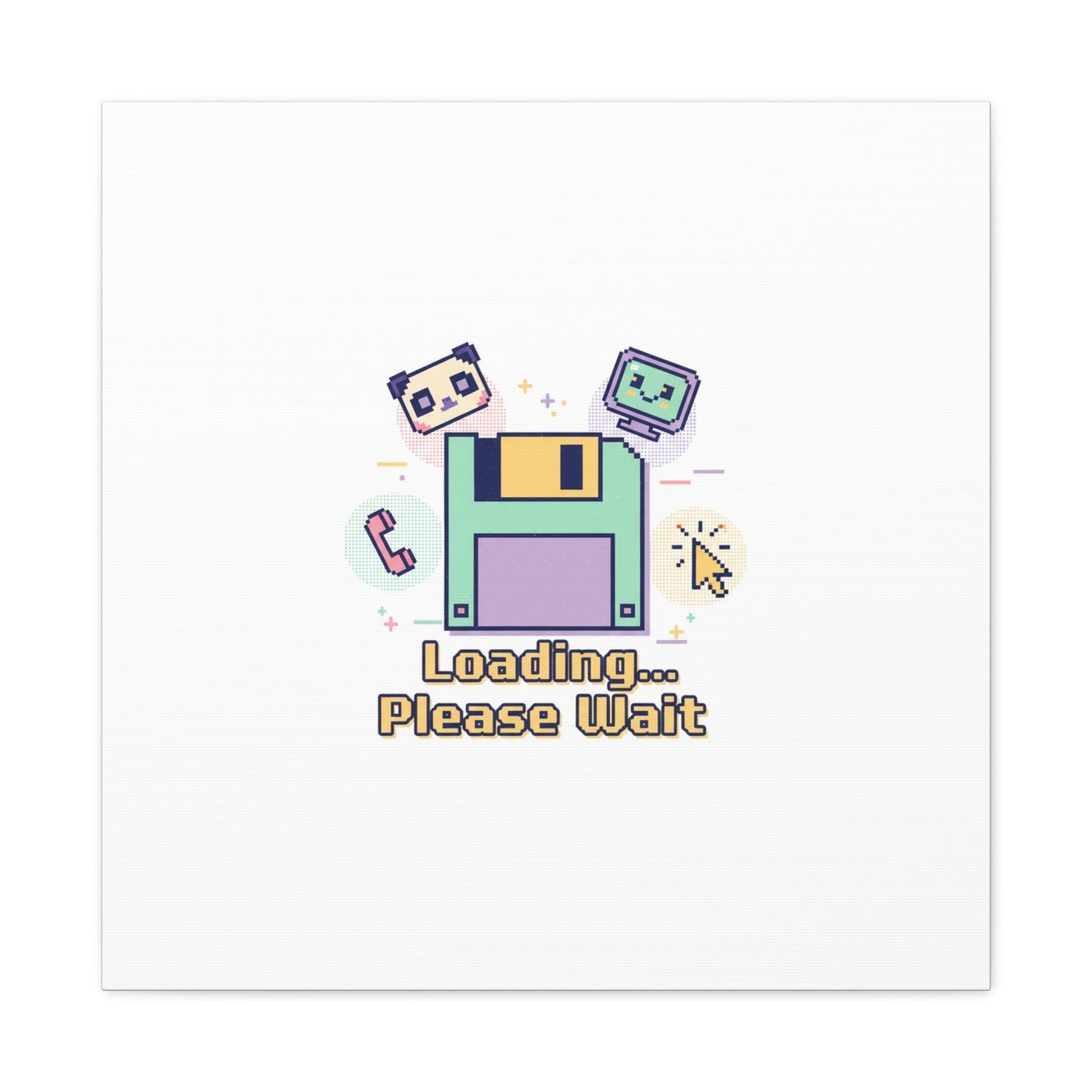 Loading Please Wait Canvas | Old Internet Aesthetic, 90s Web Nostalgia