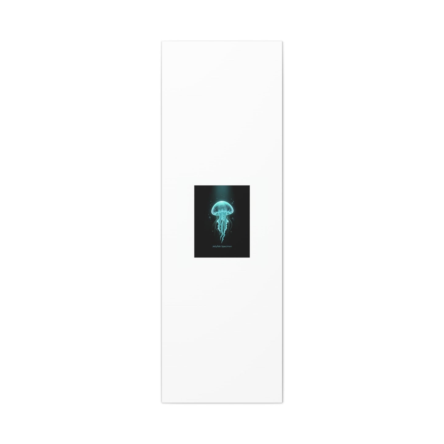Bioluminescent Jellyfish Art Canvas | Deep Sea Aesthetic, Neon Glow