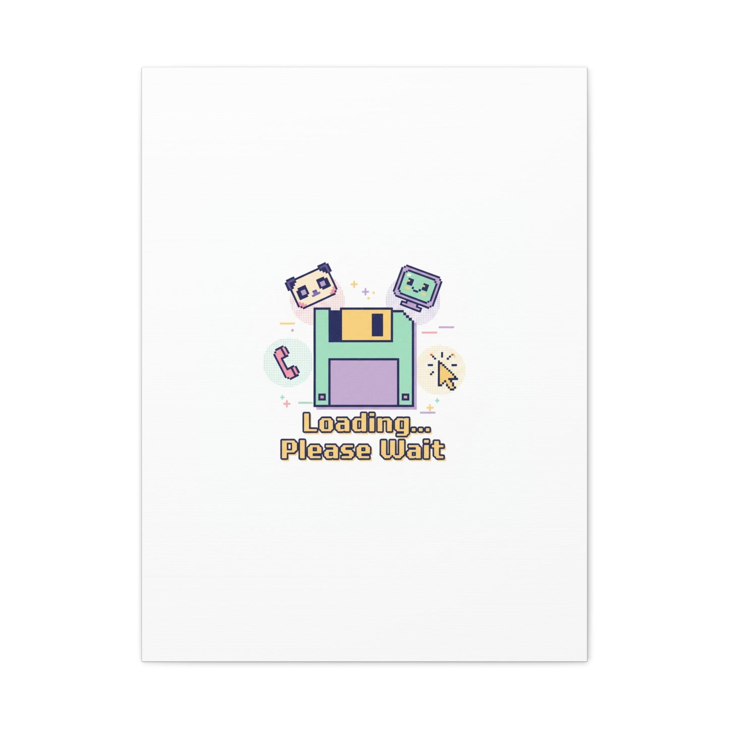 Loading Please Wait Canvas | Old Internet Aesthetic, 90s Web Nostalgia