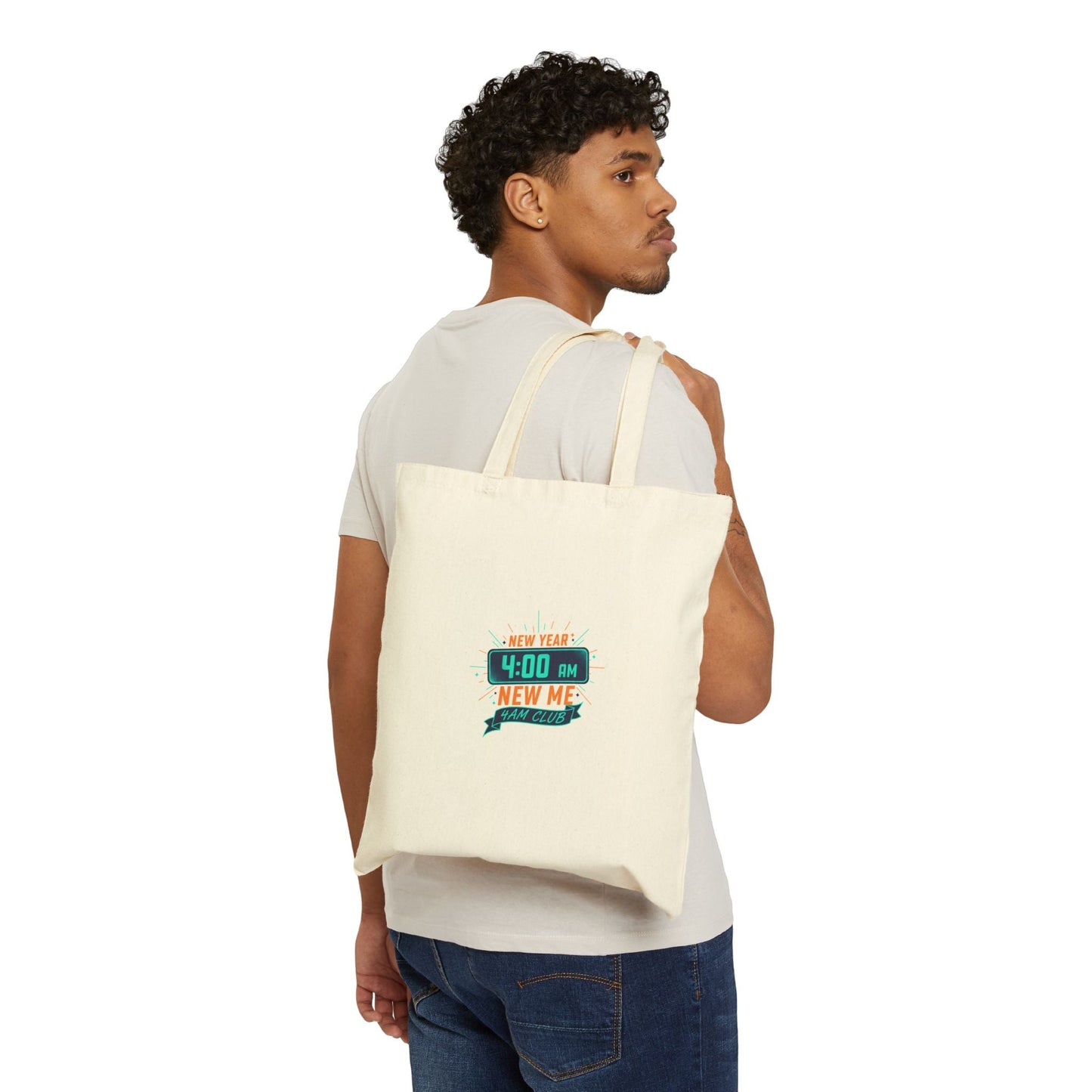 New Year 4:00 AM New Me Tote | Holiday Ugly Sweater Knit-Style