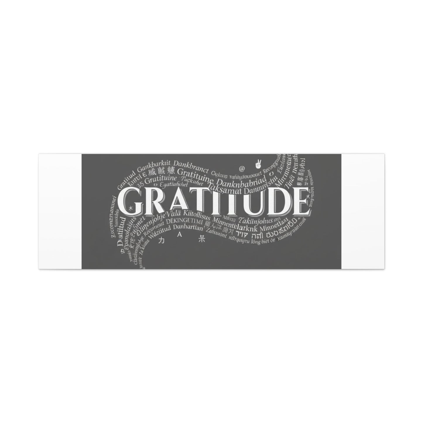 Gratitude Wall Art Matte Canvas | Tiny Treats, sweet uplifting print