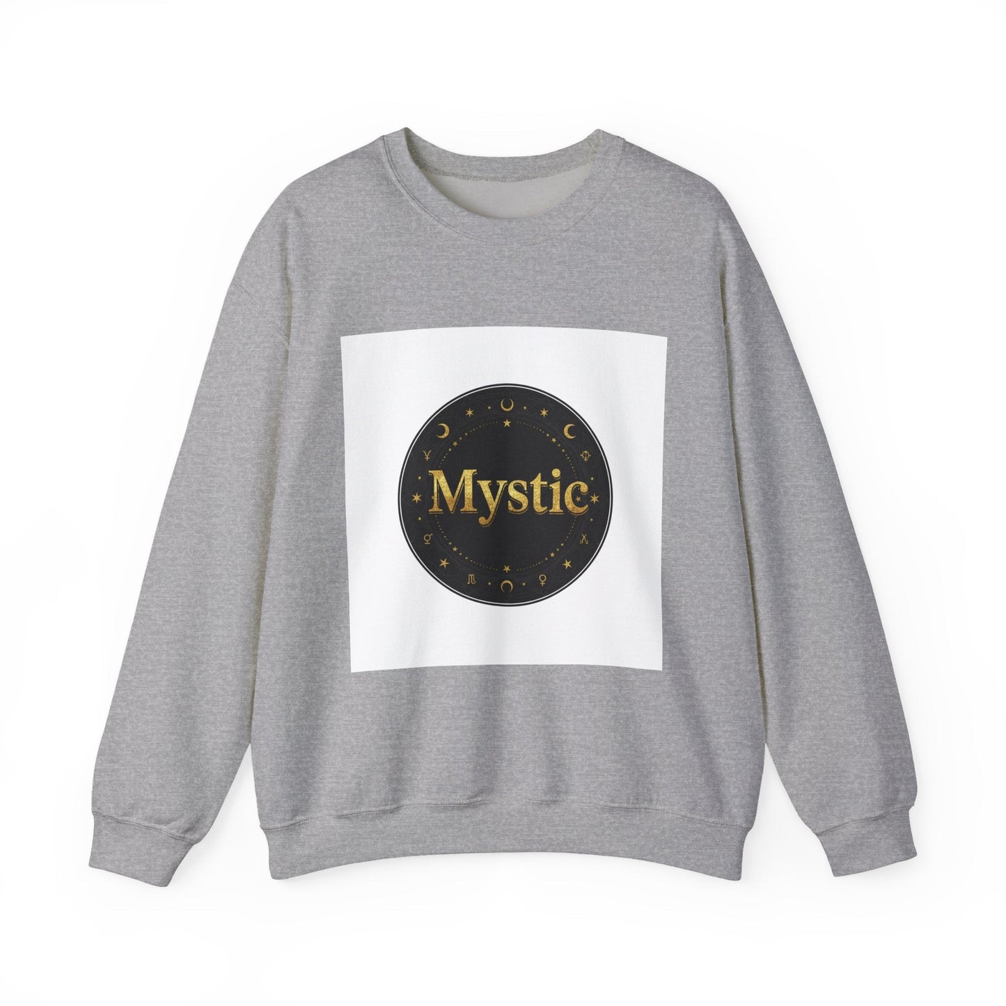 Mystic circle occult typography Sweatshirt | tarot typography, esoteric print