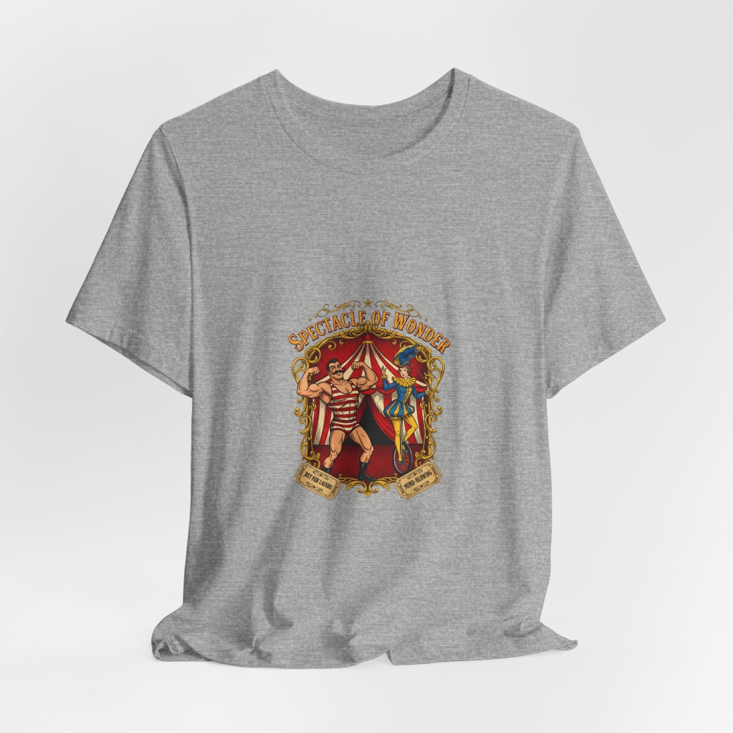 "Spectacle of Wonder" Vintage Circus T-Shirt | Retro Carnival Graphic Tee
