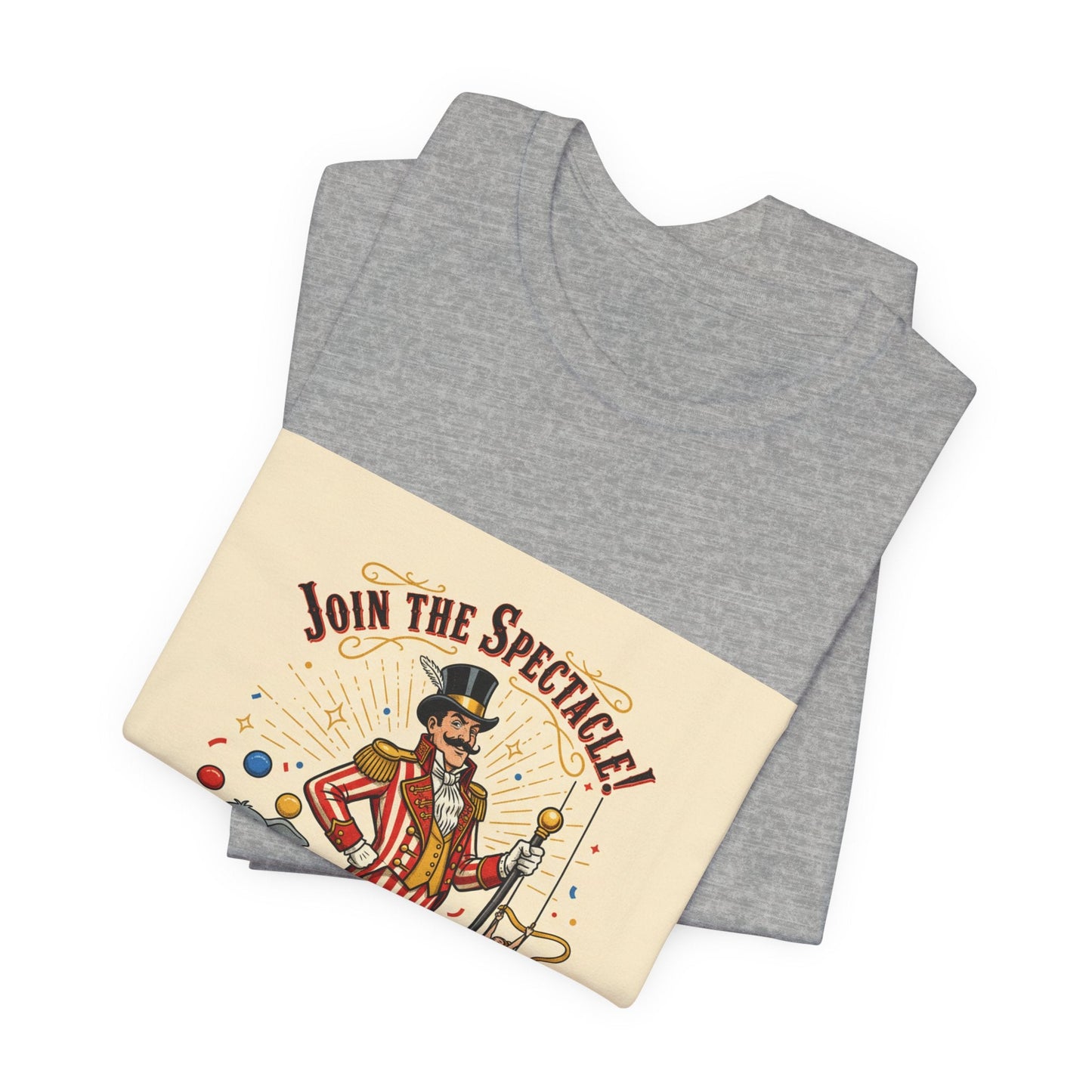 Vintage Circus Ringmaster Tee | vintage carnival design, big top shirt