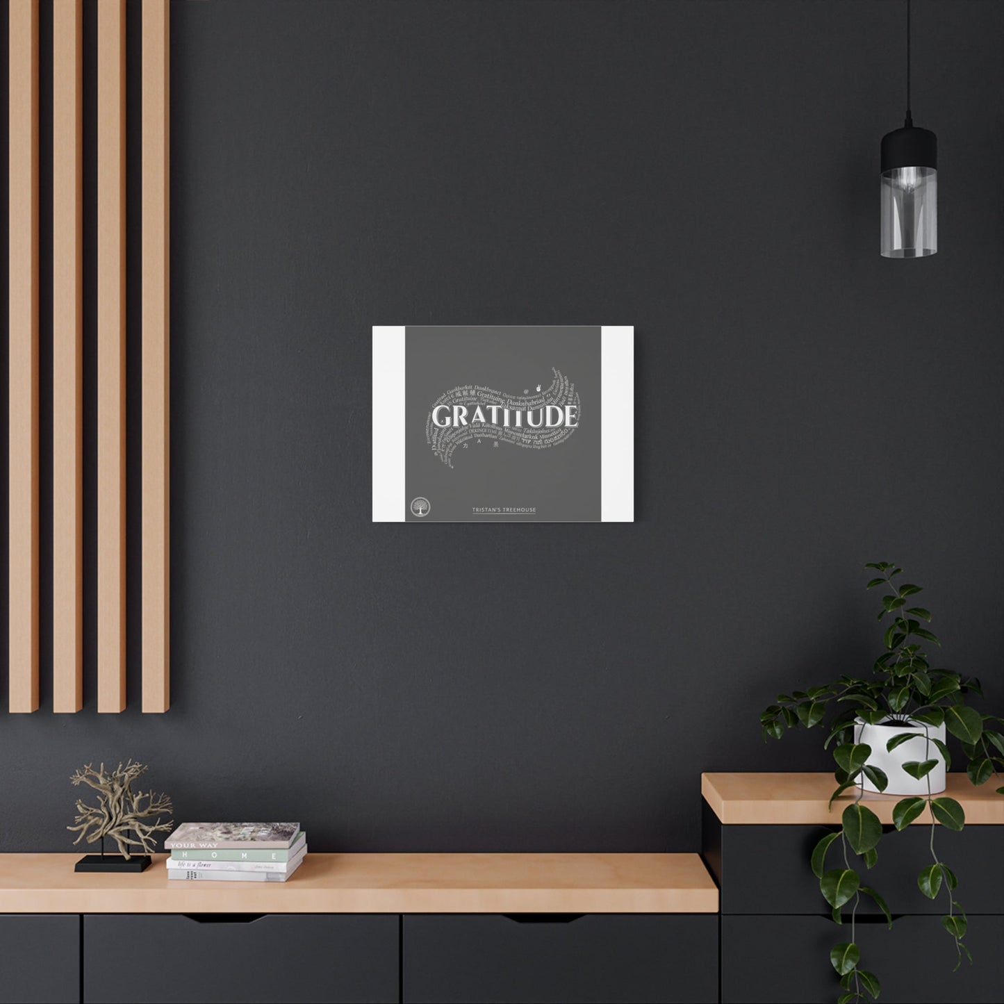 Gratitude Wall Art Matte Canvas | Tiny Treats, sweet uplifting print