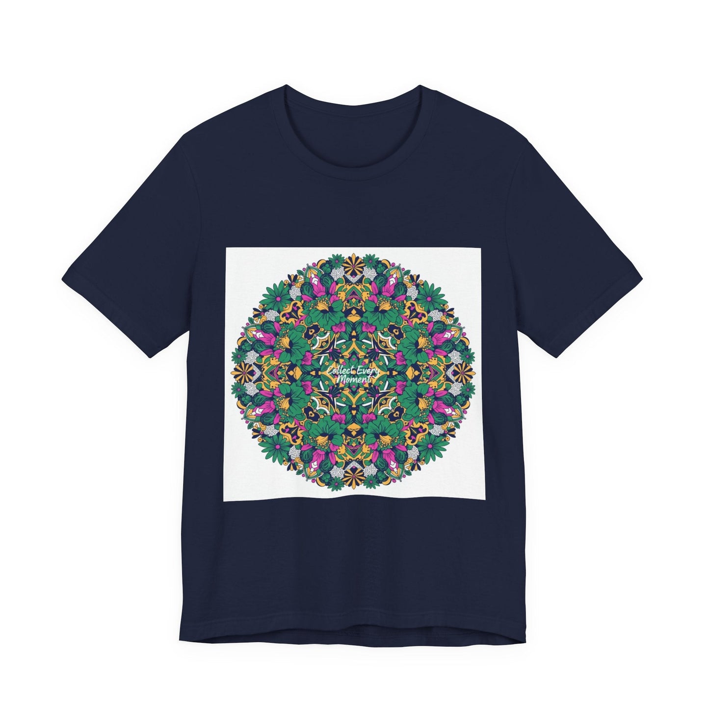 Psychedelic Botanical Mandala Tee | Festival Graphic T-Shirt
