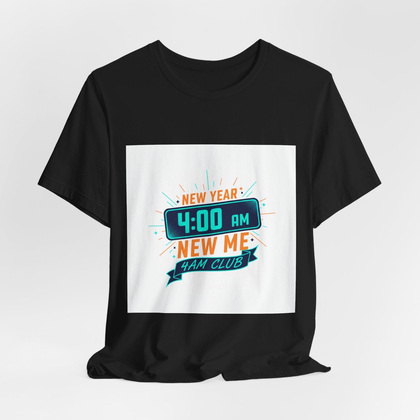New Year 4:00 AM New Me Tee | Holiday Apparel, Festive Party Shirt