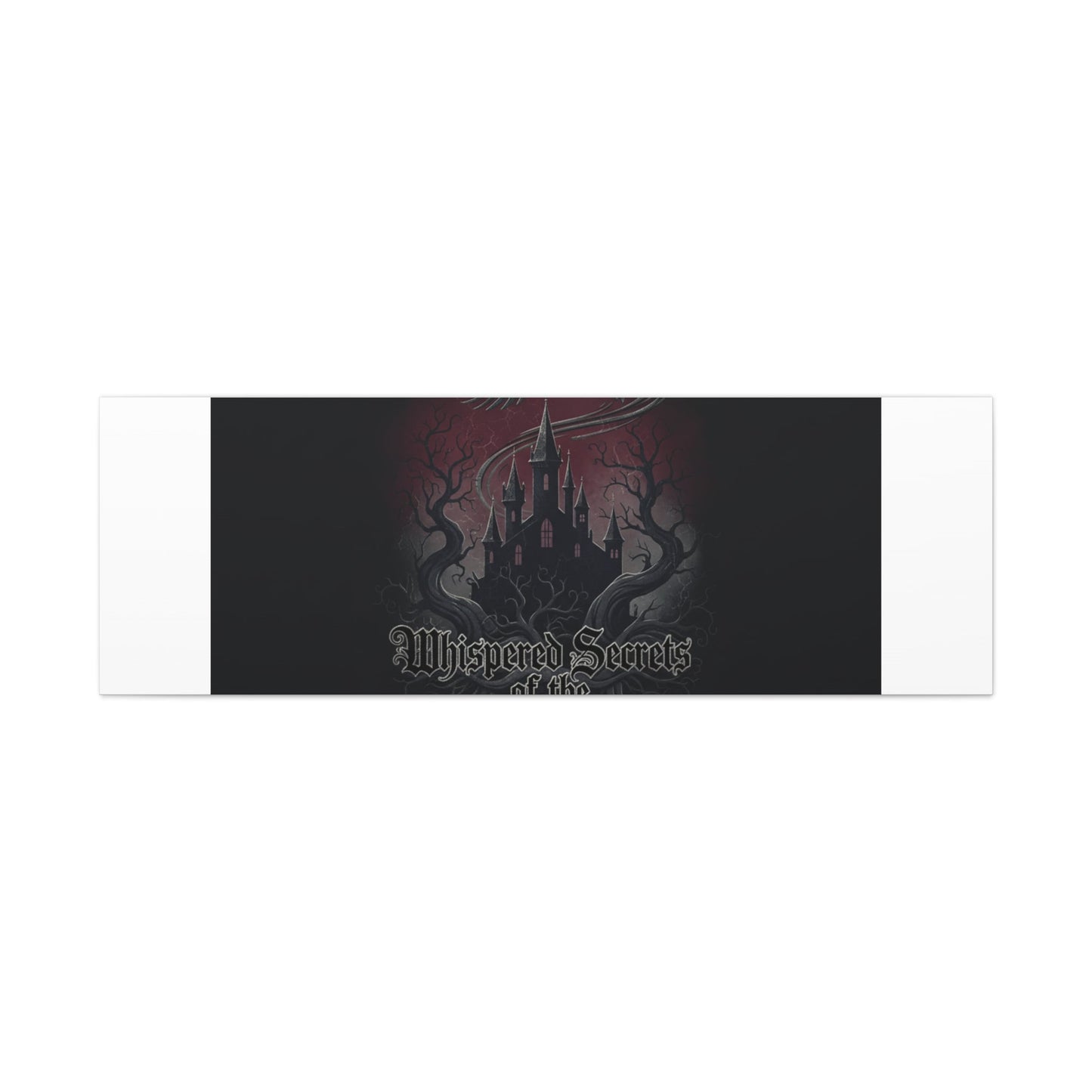Whispered Secrets of the Shadows Castle Wall Art, Matte Canvas | Gothic Medieval Decor