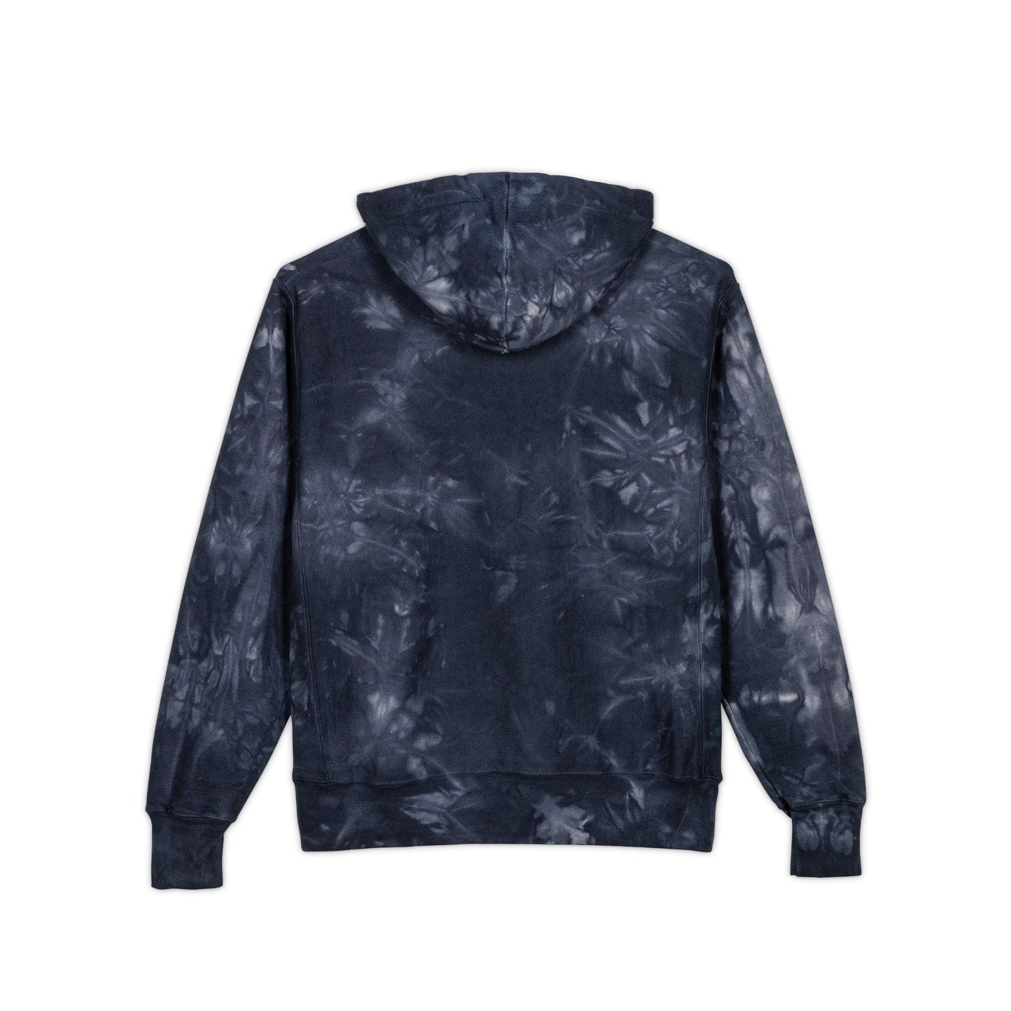 Tie-Dye Champion Hoodie — Embroidered "Love Is A Universal Language" Graphic