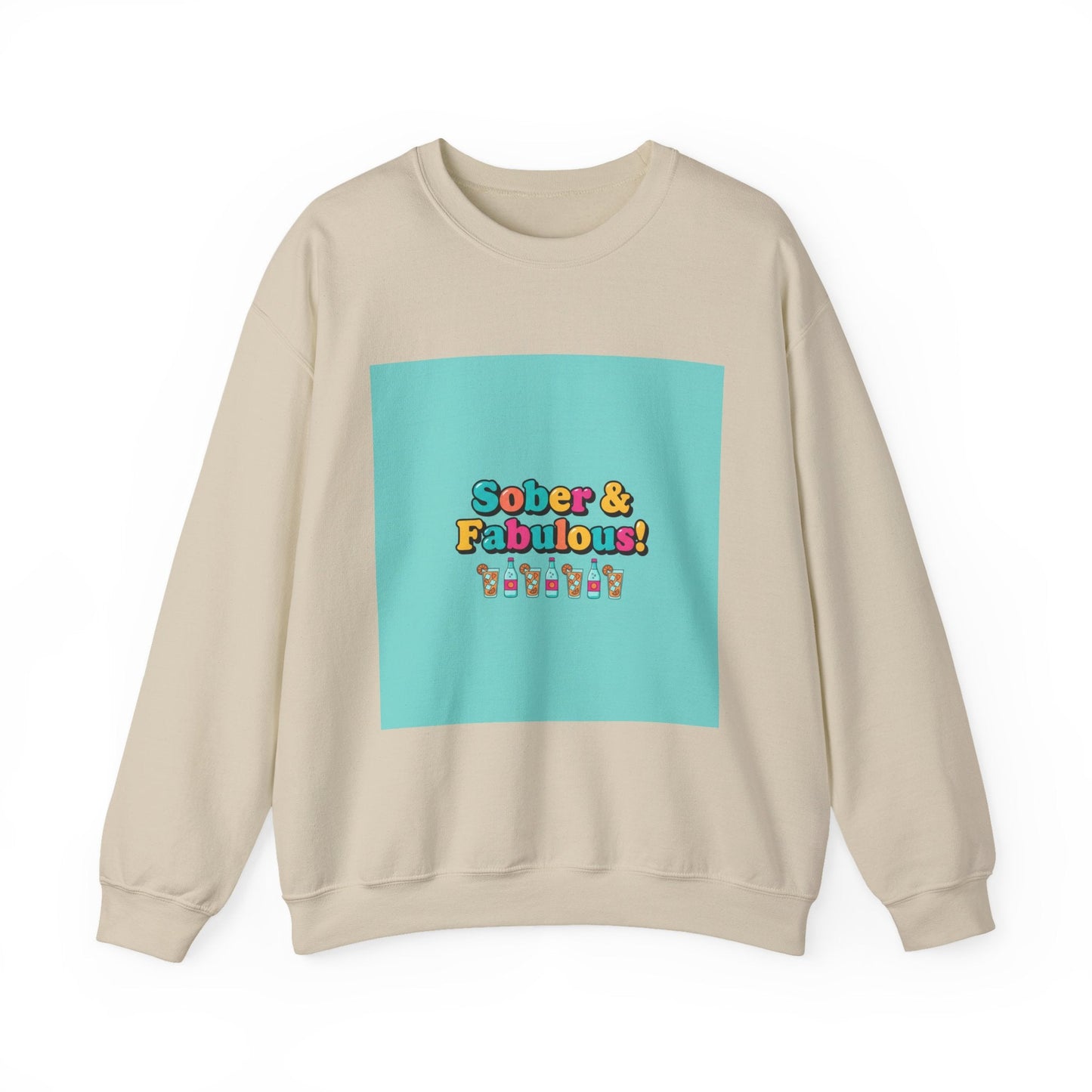 Sober & Fabulous Crewneck Sweatshirt, Dry January, Mocktail Trend