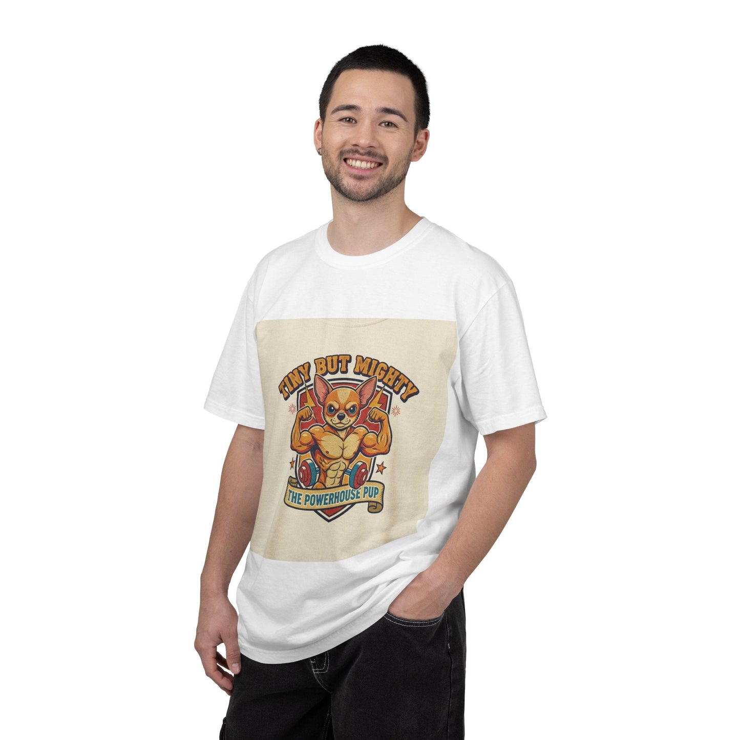 Tiny but Mighty Powerhouse Pup T-Shirt