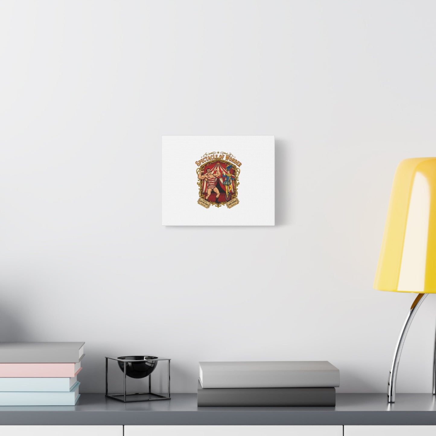 Spectacle of Wonder Circus Art Print, Canvas | Vintage Carnival Design
