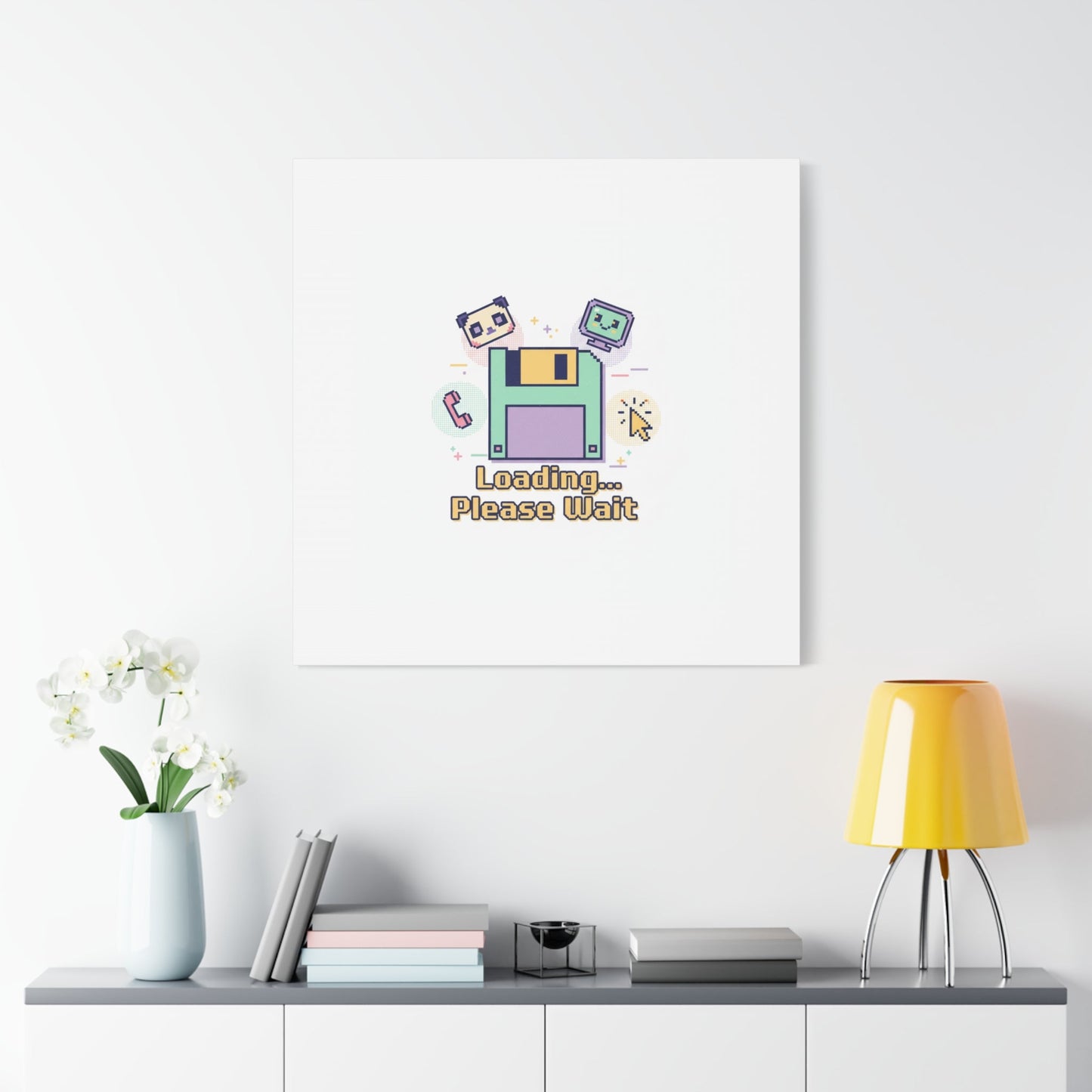 Loading Please Wait Canvas | Old Internet Aesthetic, 90s Web Nostalgia